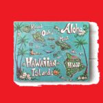 8x10 Hawaiian Islands Sign Aloha Hawaii Gift Idea Special $0.00
