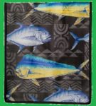 Eco Fish & Poi Black - Large Eco Aloha Hawaii Gift Idea $0.00