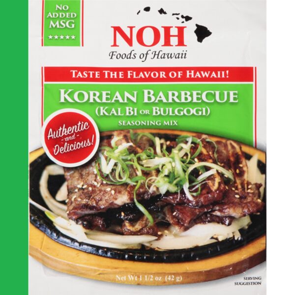 NOH Foods Of Hawaii Seasoning Mix, Korean Barbecue Hawaii Aloha Gift Idea