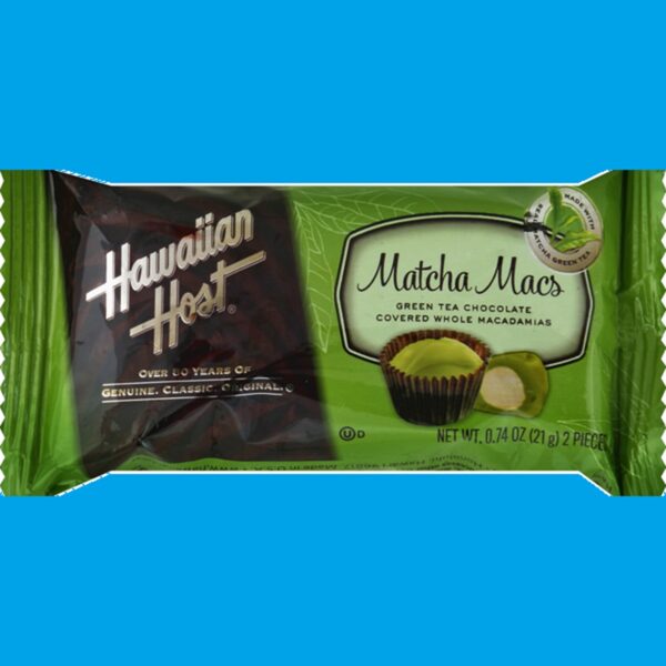 Hawaiian Host Matcha Chocolate, Founder's Collection Aloha Hawaii Green Tea Candy Present Idea Aloha