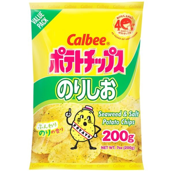 Calbee Potato Chips, Seaweed & Salt Aloha Hawaii Japanese Potato Chip Snack Food Present Idea Aloha Hawaii