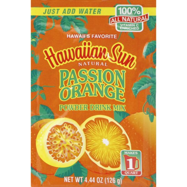 Aloha Hawaiian Sun Passion Orange Powder Drink Mix Gift Idea