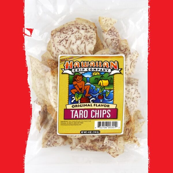Hawaiian Chip Company Taro Chips, Original Flavor Aloha Tropical Hawaii Chips Present Idea 123