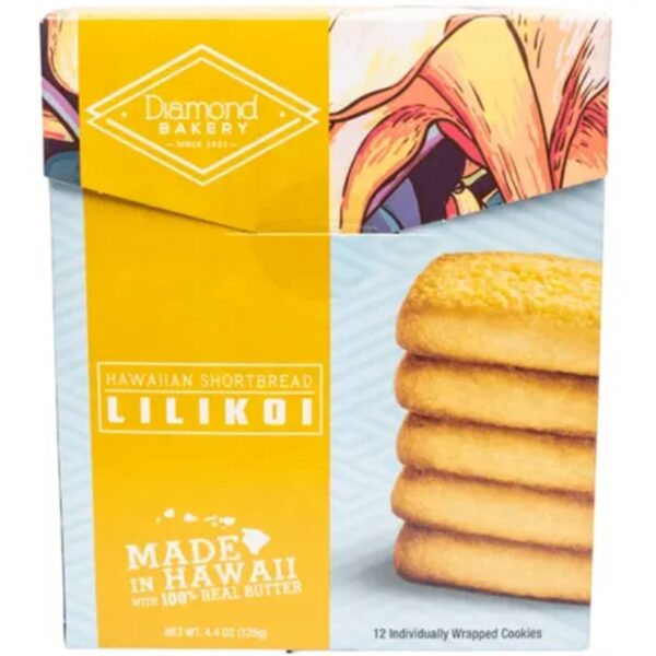 Hawaii Diamond Bakery Lilikoi Shortbread Cookies Snack Food Present Gift Idea 14 Aloha