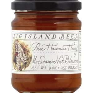 Hawaii Big Island Bees Honey, Pure Hawaiian, Macadamia Nut Blossom Present Gift Idea 17 Aloha