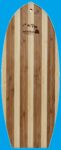 Tropical Bamboo Surfboard Shaped Cutting Board Islands Stamp Aloha Gift Idea $0.00