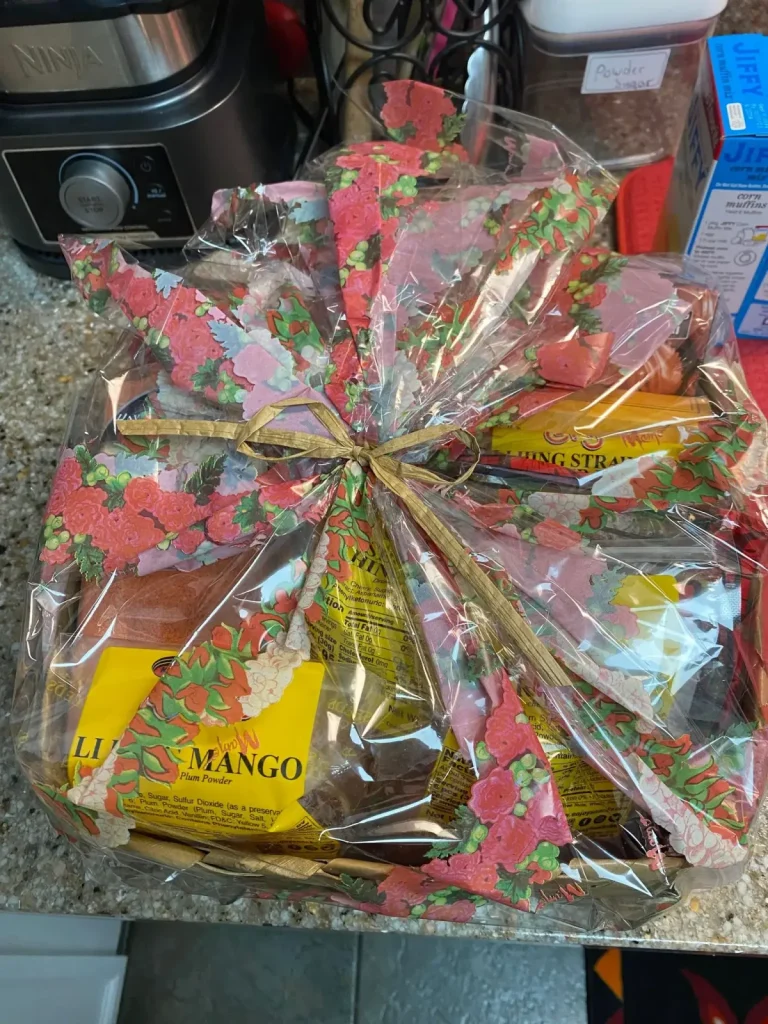 Hawaii Li Hing Mango Fruit Snack Food Gift Basket Hawaiian Aloha Snack Food Gift Box Perfect Present Idea 3510