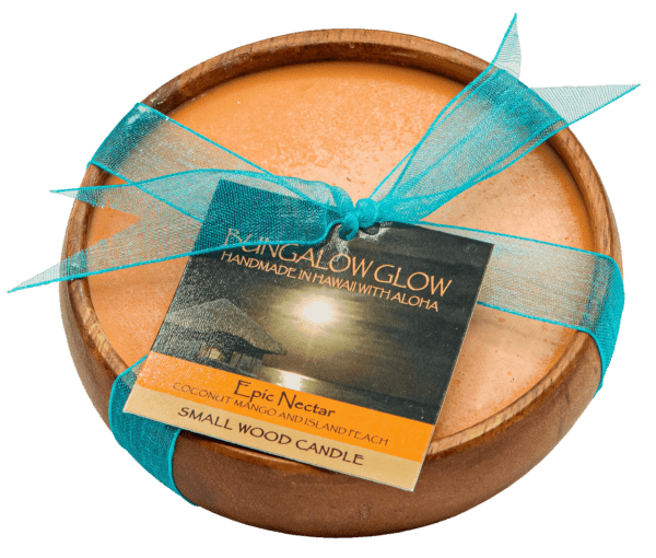 Small Bowl Soy Candle: Epic Nectar BeSt Hawaii Alohaa Tropical Island Scent Mango Soy Candle Gift Idea