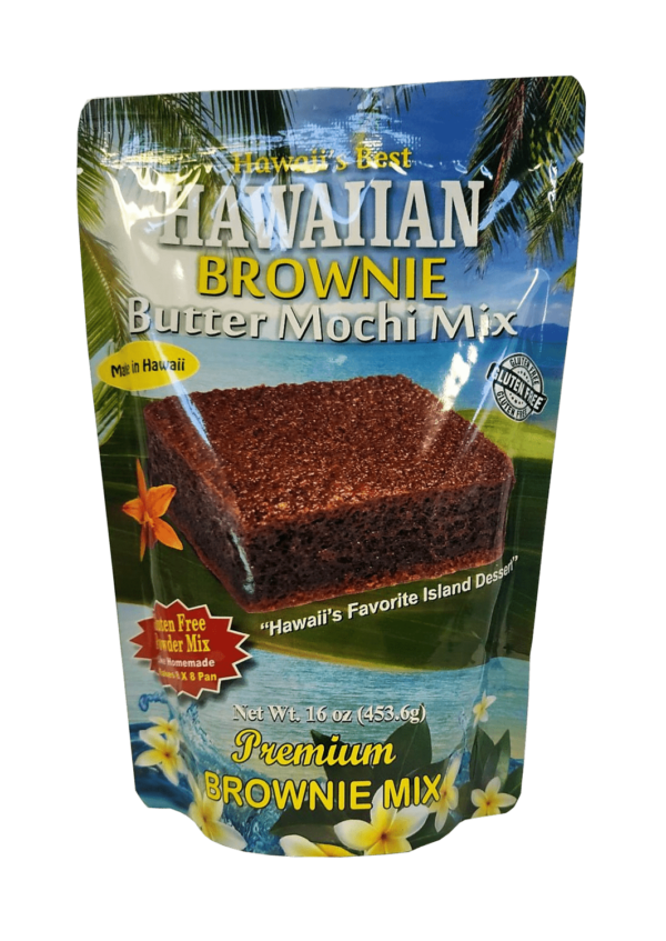 Hawaii's Best Hawaiian Brownie Butter Mochi Mix 16oz r Mochi Mix 15oz Gift Idea Best Present Idea For Him or For Her 7500