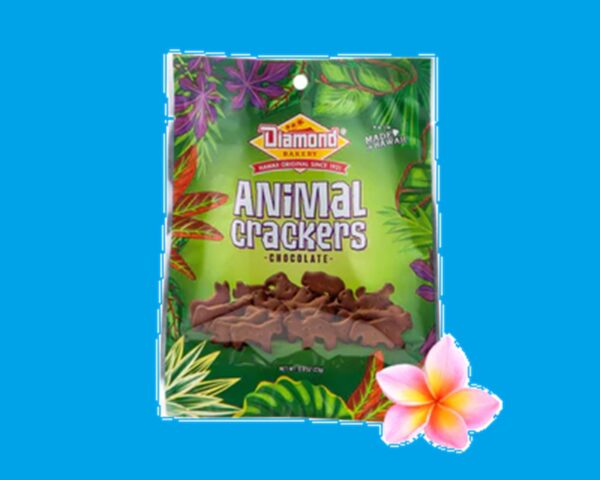 Hawaiian Jungle Animal Crackers, Chocolate (1.8oz) Aloha Gift Idea