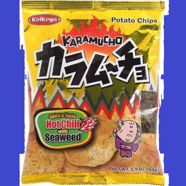 For the Unique Chip Lover Ocean Chip Snack Food Gift Aloha Hawaii Hot Chili Seaweed Potato Chips