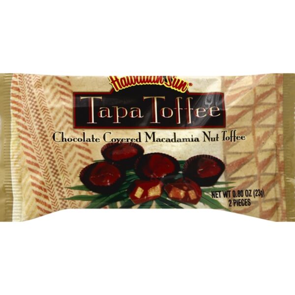 Hawaiian Sun Tapa Toffee Macadamia Nut Chocolate Candy Snack Food Gift 4455 Aloha