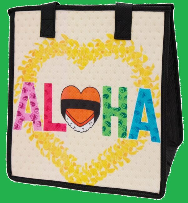 Lovely Musubi Cream - Medium Insulated Aloha Hawaii Musubi Lunch Bag Gift Idea