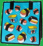 Spam Jam Turq - Medium Insulated Aloha Hawaii Musubi Lunch Bag Gift Idea $0.00