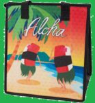 Musubi Sway Red - Medium Insulated Aloha Hawaii Musubi Lunch Bag Gift Idea $0.00