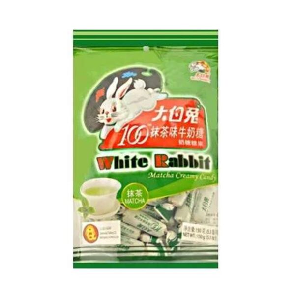 White Rabbit Matcha Creamy Candy, 150 Gm Hawaii Green Tea Rice Candy Gift Idea 4545 Aloha Hawaii