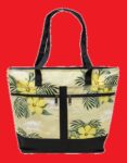 Island Accent Tote Bag: Yellow Hibiscus $0.00