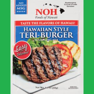 NOH Foods Of Hawaii Seasoning Mix, Teri-Burger, Hawaiian Style Aloha