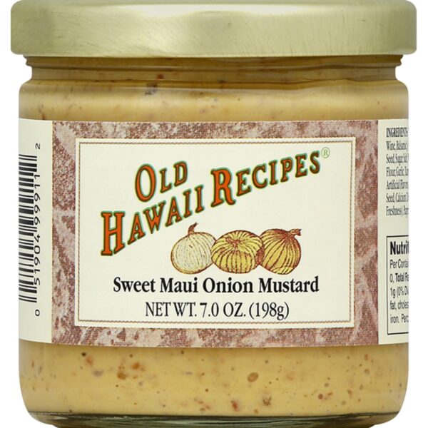 Old Hawaii Recipes Mustard, Sweet Maui Onion Aloha