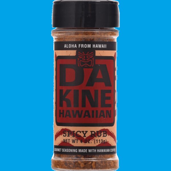 Da Kine Hawaiian Rub, Spicy Best Hawaii Spices Barbecue Gift Idea 3636 Aloha