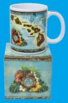 Hawaiian Design Ceramic Mug: Vintage Map Aloha Gift Idea $0.00