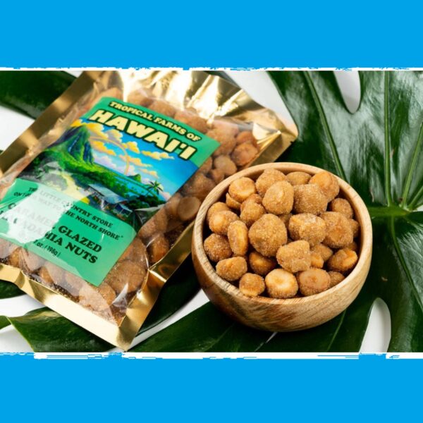 Caramel Roasted Macadamia Nuts Aloha Hawaii Gift Idea