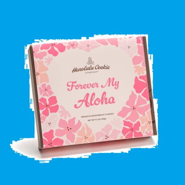 HEART OF ALOHA GIFT BOX (16 PC) Hawaii Cookie Company Tropical Island Flavors Macadamia Nut Shortbread Cookies Island