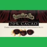 Hawaiian Sun Macadamia Nuts, Whole, Dark Chocolate 5 oz. Aloha Hawaii Gift Idea $0.00