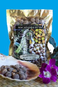 Coffee Roasted Mac nuts Aloha Hawaii North Shore Macadamia Nut Farm Gift Idea 7 Oz