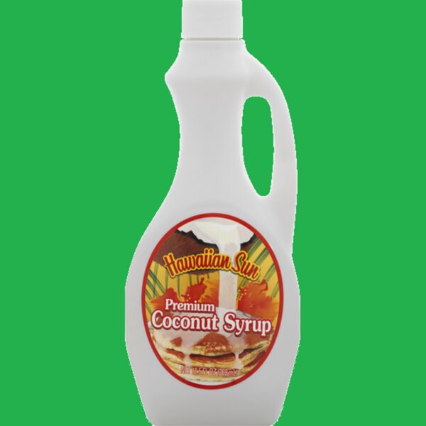 Hawaiian Sun Syrup, Coconut, Premium Aloha Hawaii Breakfast Pancake Syrup Gift Idea